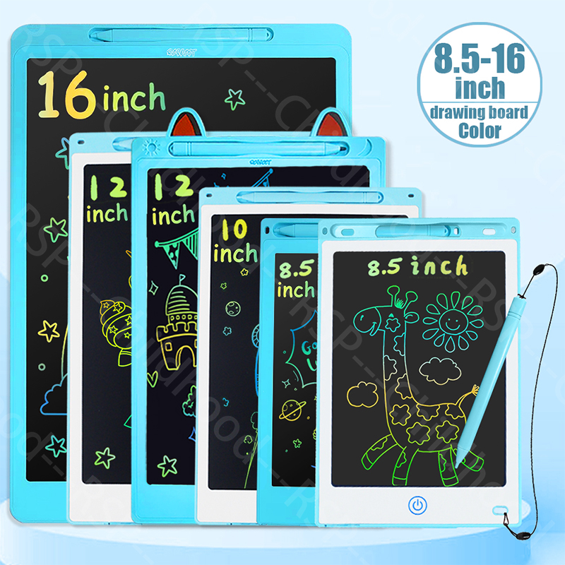Kids Toys 10 Year Old - 16/12/10/8.5 Inch LCD Graphic Tablet, Cartoon