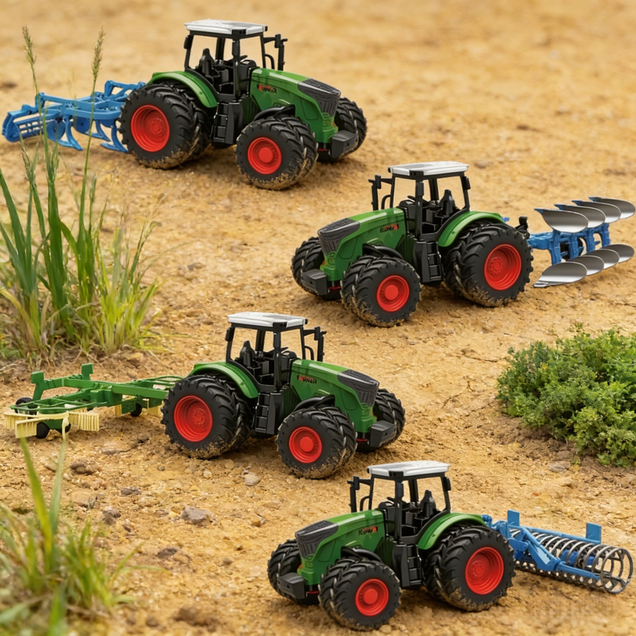 Kids Toys Entertainer - Farm Tractor Toy Set for Kids: