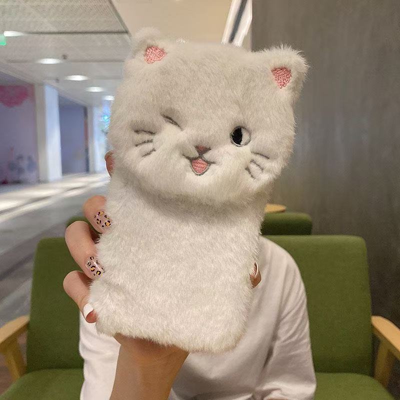 Xiaomi Kids Toys - 3D Cat Doll Fluffy Fur Phone