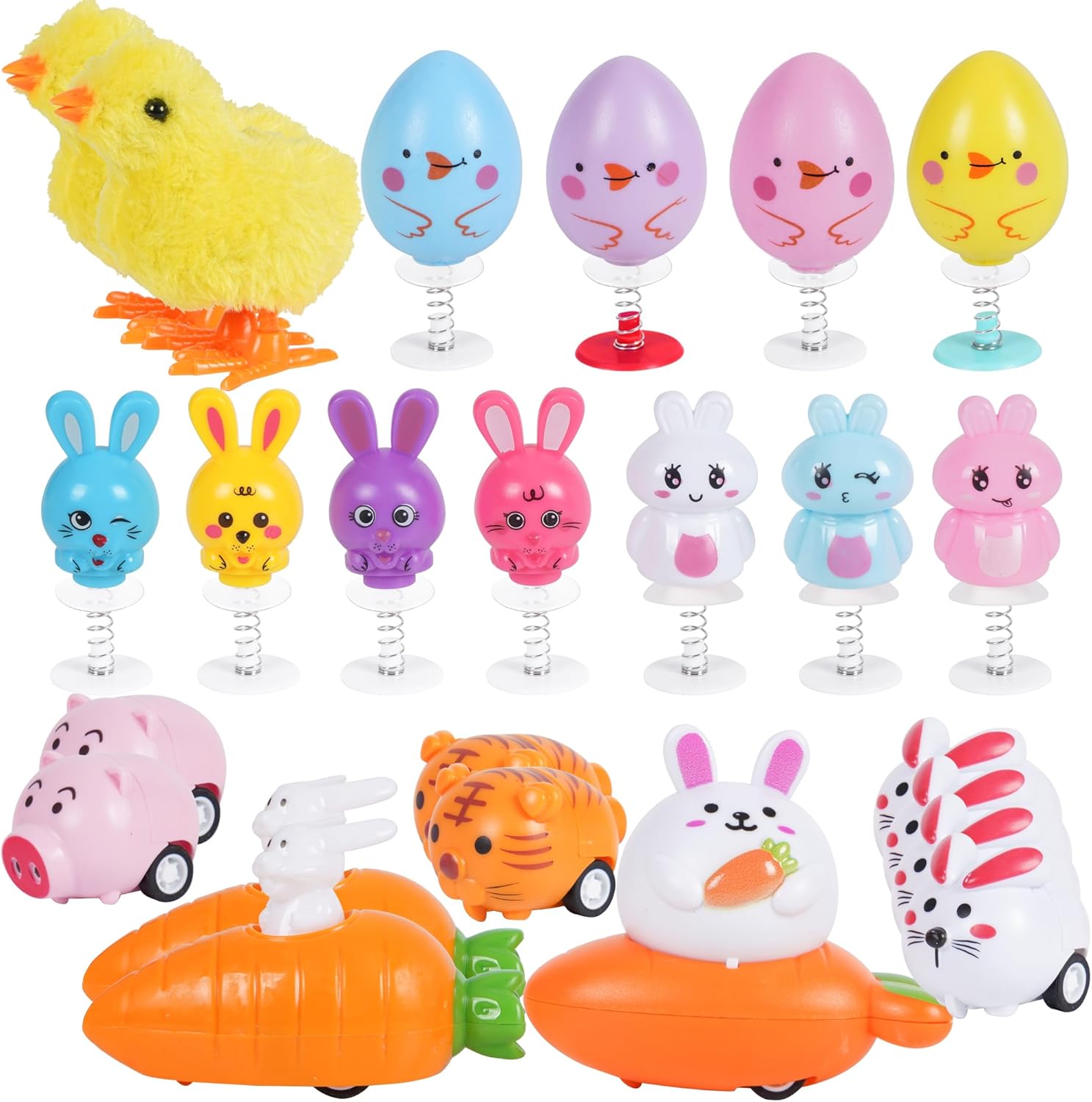Kids Toys Jumping Poppers - 24 PCS Easter Jumping Popper and