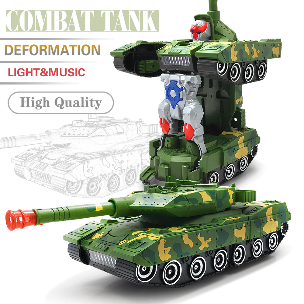 Kids Toys Electric Car - Electric Transforming Robot Car Toys With