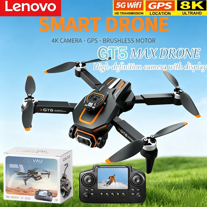 Toys For Kids Video - Lenovo GT5 8K Dual Lens Drone,