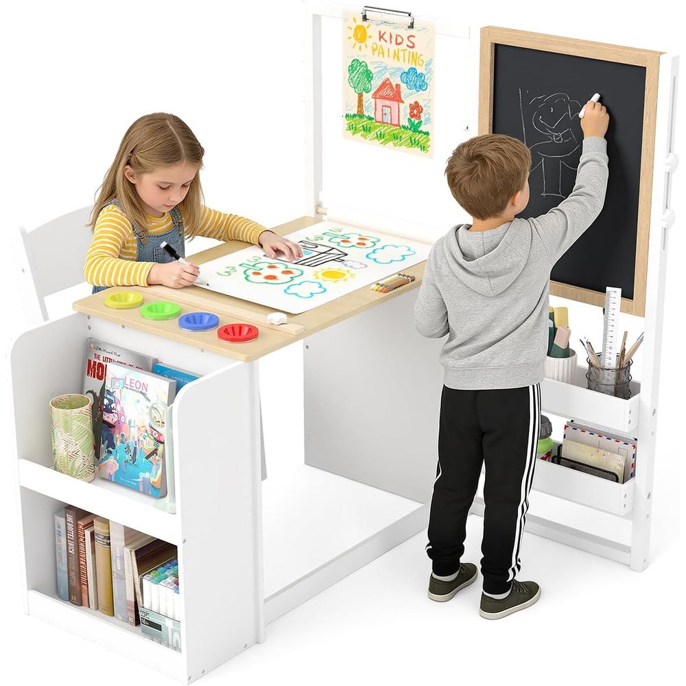 Kids Art Easel - 3 in 1 Kids Art Table