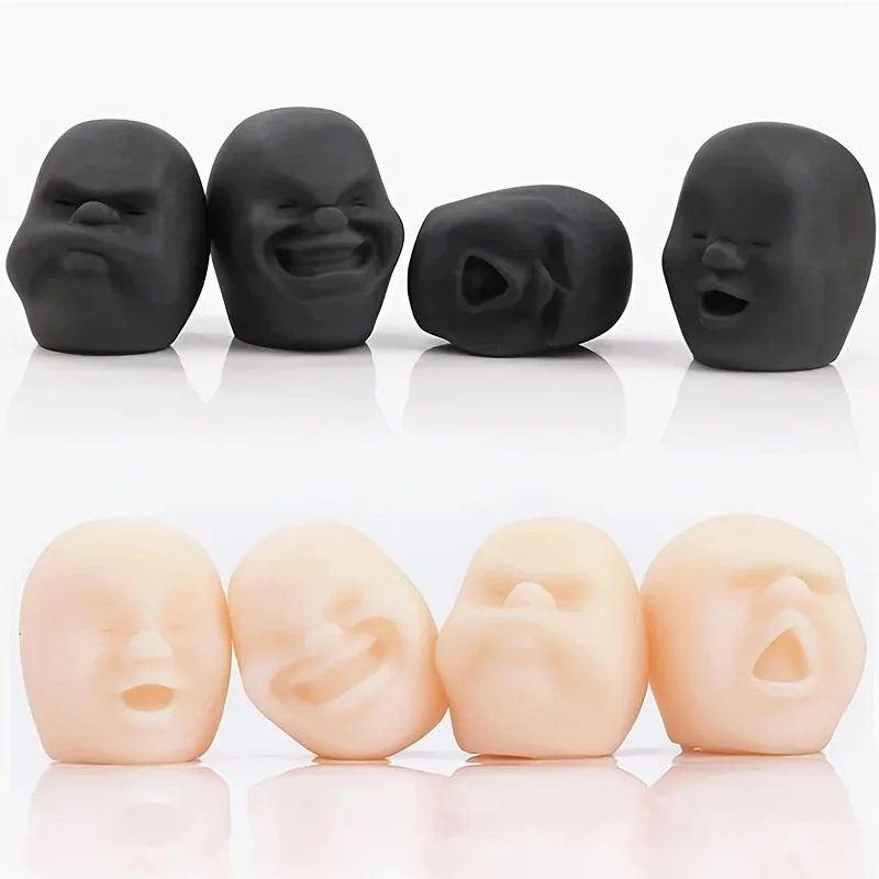 Kids Toys Entertainer - Human Face Expression Ball Squishy Squeeze