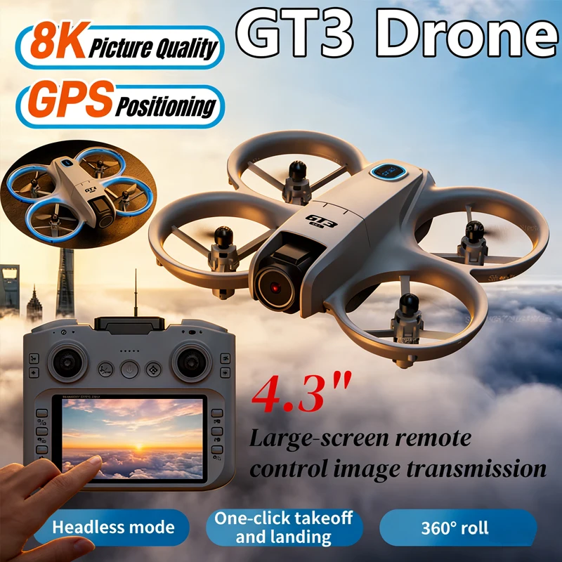Hot 2026 GT3 MAX Drone 8K HD 4 - Toys For Kids Video recensione e prezzo
