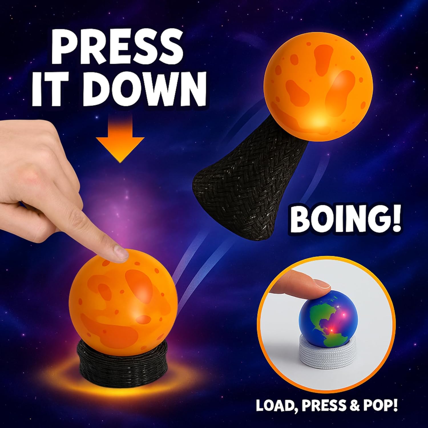 20 Pack Light-Up Solar System  - Kids Toys Jumping Poppers recensione e prezzo