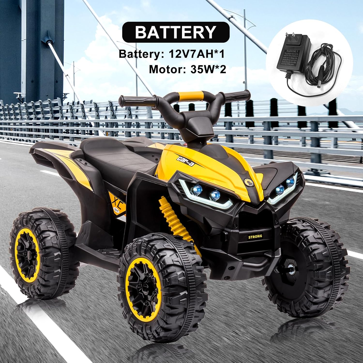 12V Kids Ride On ATV, 4 Wheele - Kids Toys Electric Car recensione e prezzo