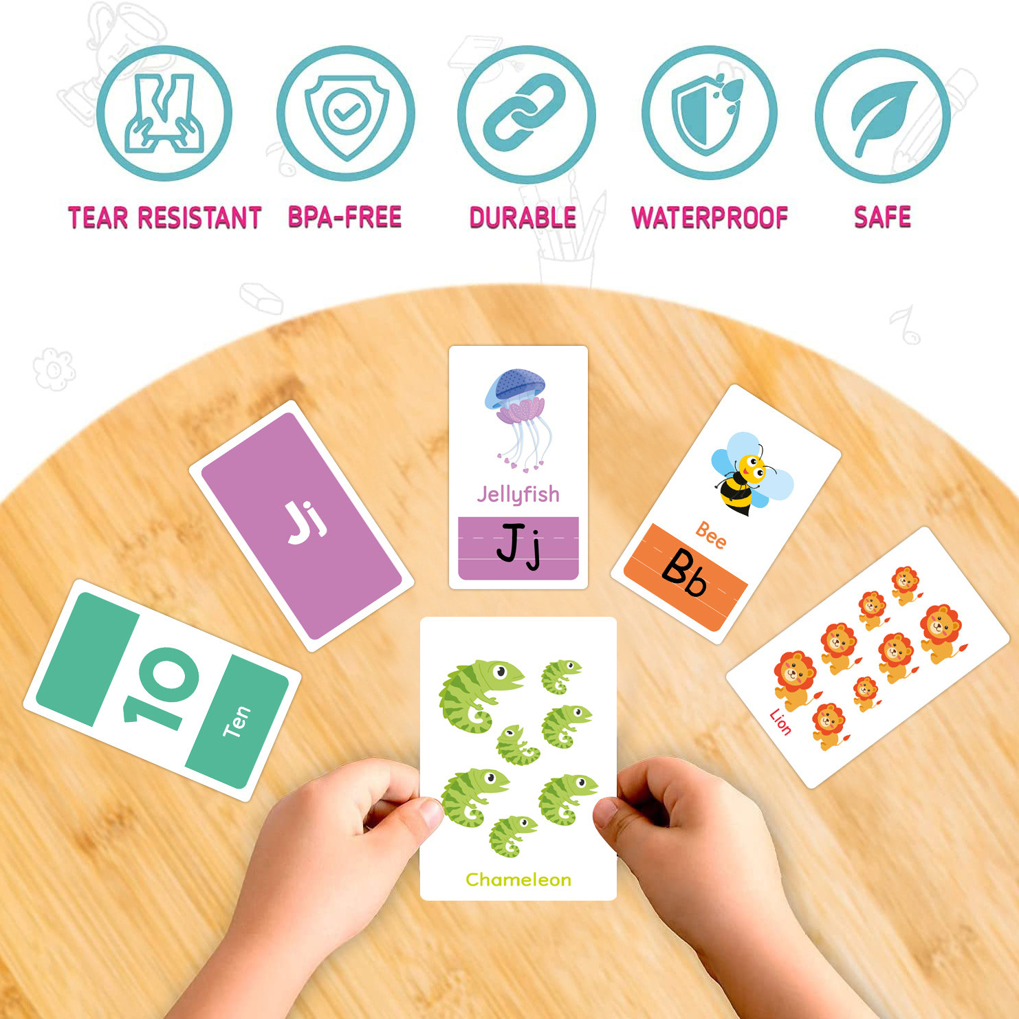 58 Pcs ABC Alphabet Flashcards - Educational Flash Card recensione e prezzo