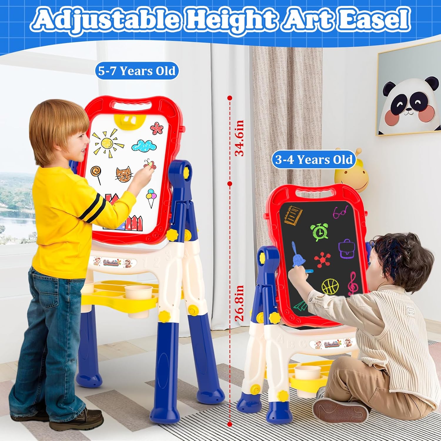 Double-Sided Magnetic Easel fo - Kids Art Easel recensione e prezzo