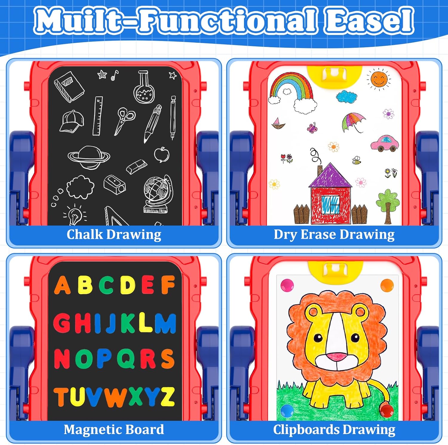 Double-Sided Magnetic Easel fo - Kids Art Easel recensione e prezzo