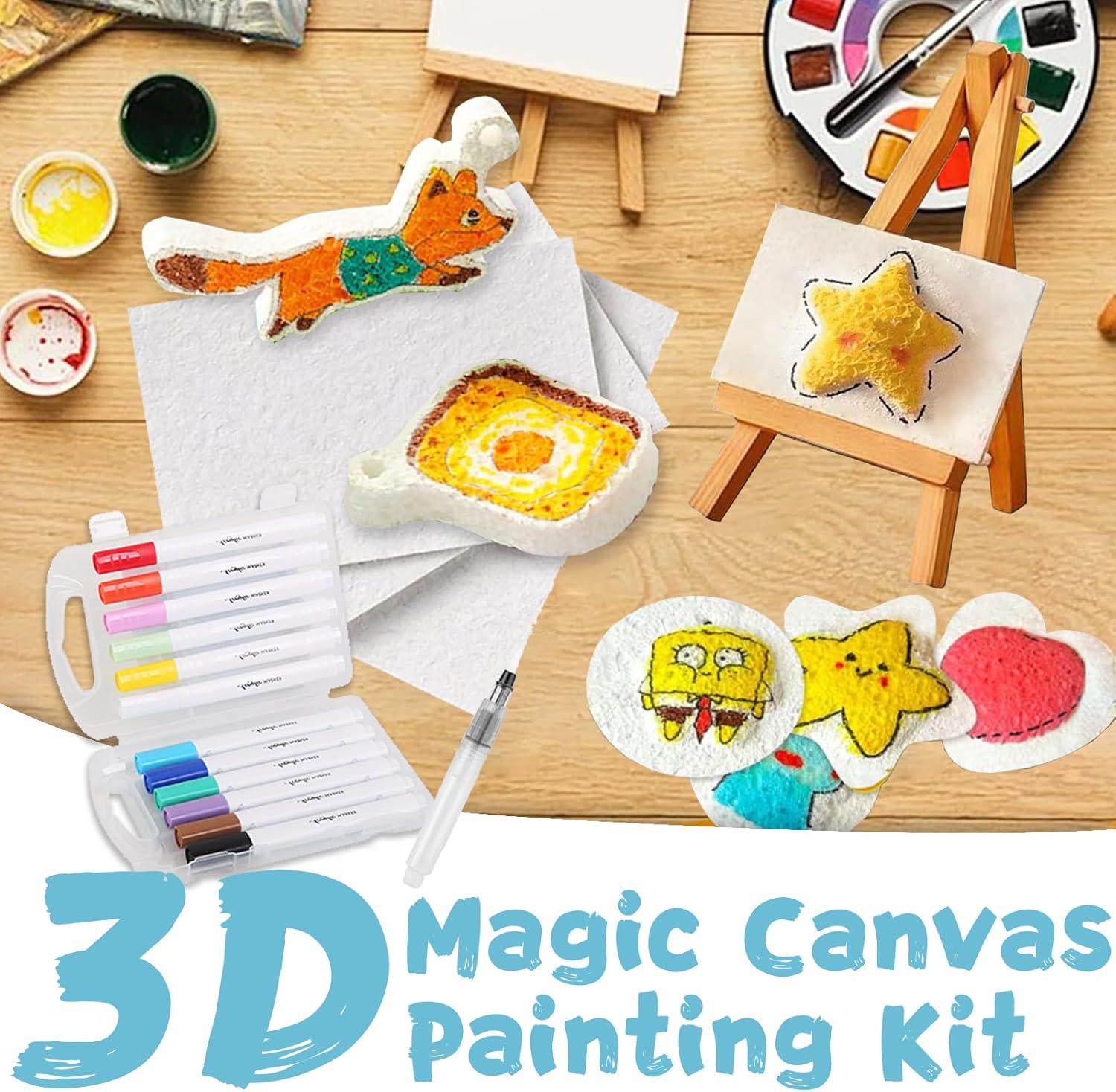 3D Puffy Foam Texture Painting - Kid Toys And Craft recensione e prezzo