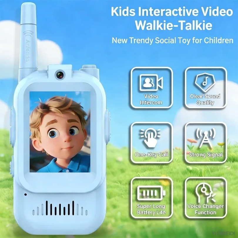 2PCS Kids Video Walkie Talkies - Toys For Kids Video recensione e prezzo