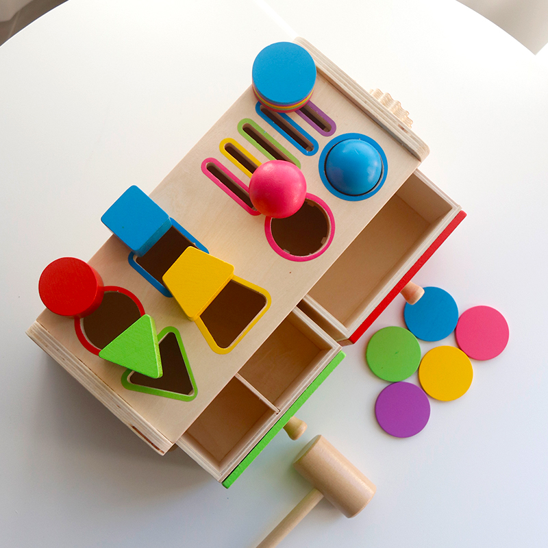 Montessori Wooden Sorting Stac - Kids Toys Drawers recensione e prezzo