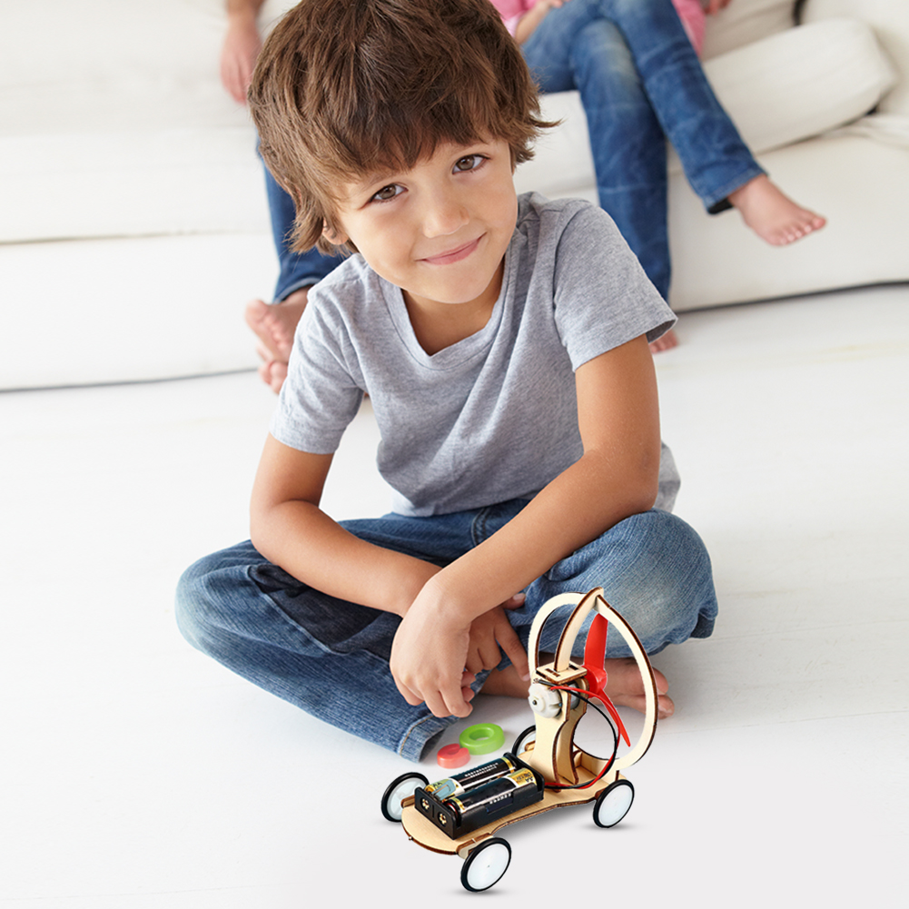 DIY Electric Wind Car Toys Kid - Kids Toys Electric Car recensione e prezzo