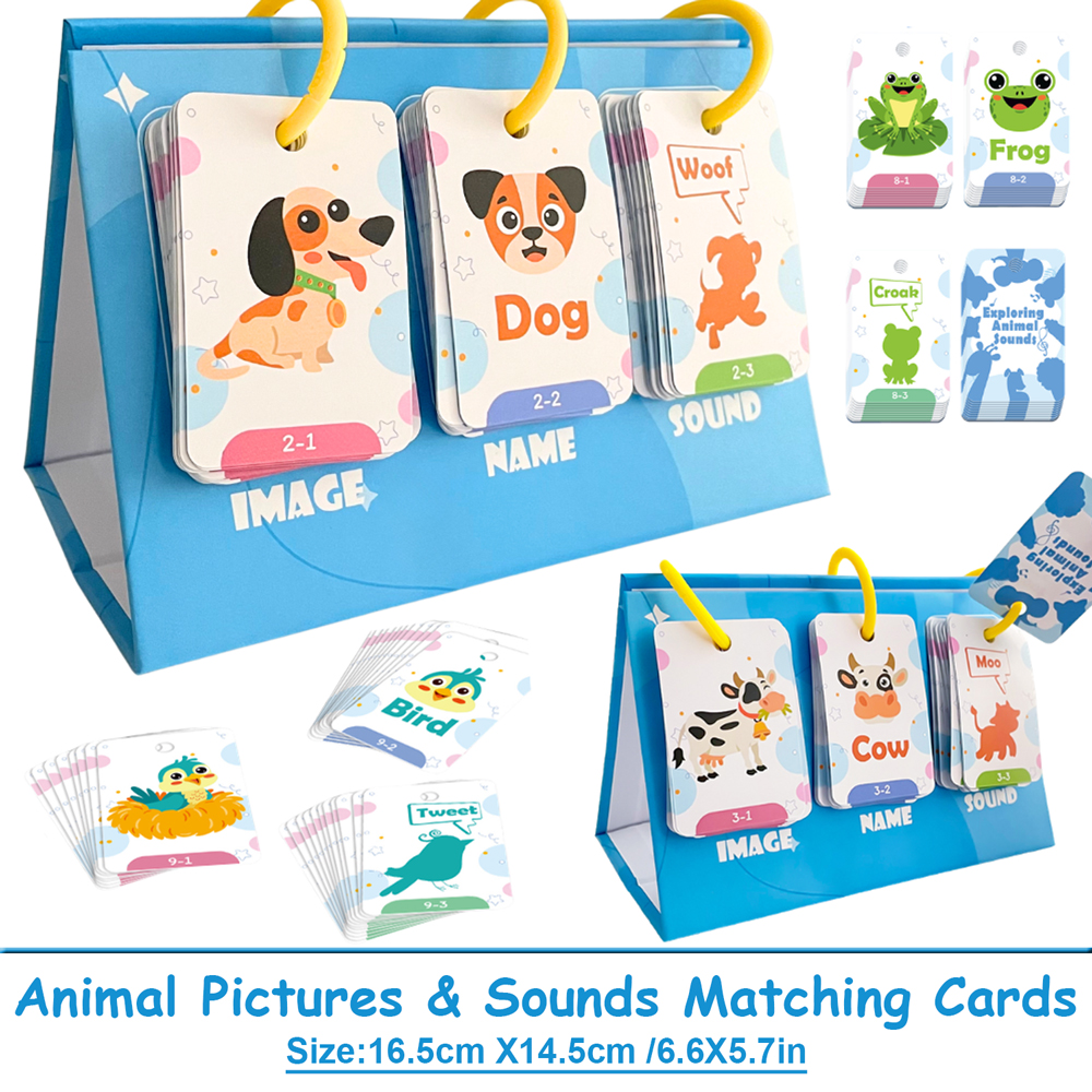 72Pcs Kids Learn Animal Sounds - Educational Flash Card recensione e prezzo