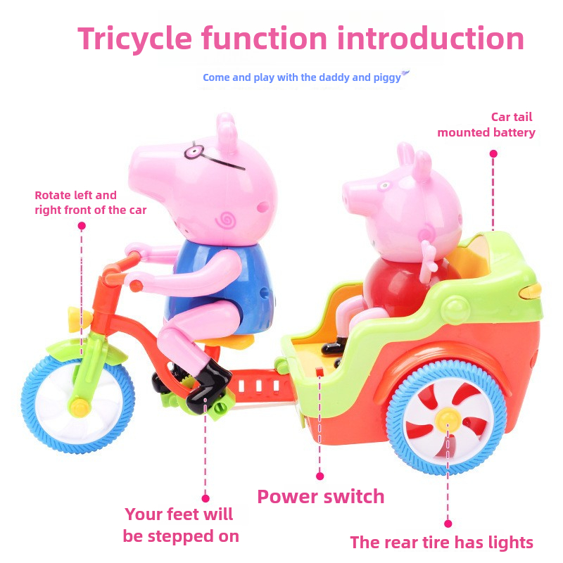 Battery Operated Pink Piggy Ri - Kids Toys Electric Car recensione e prezzo