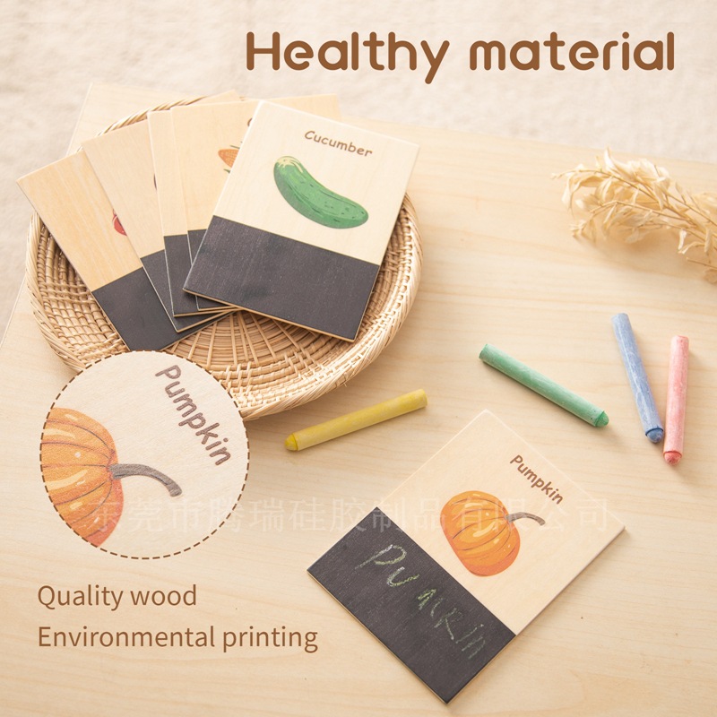 Wooden Cognition Flash Cards W - Educational Flash Card recensione e prezzo