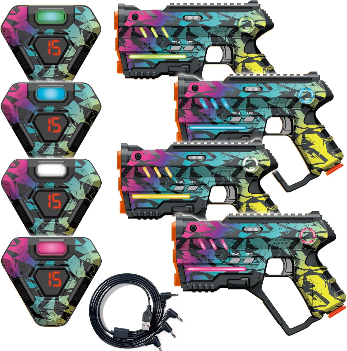 Rechargeable Laser Tag Set of  - Laser Tag Set Kids recensione e prezzo