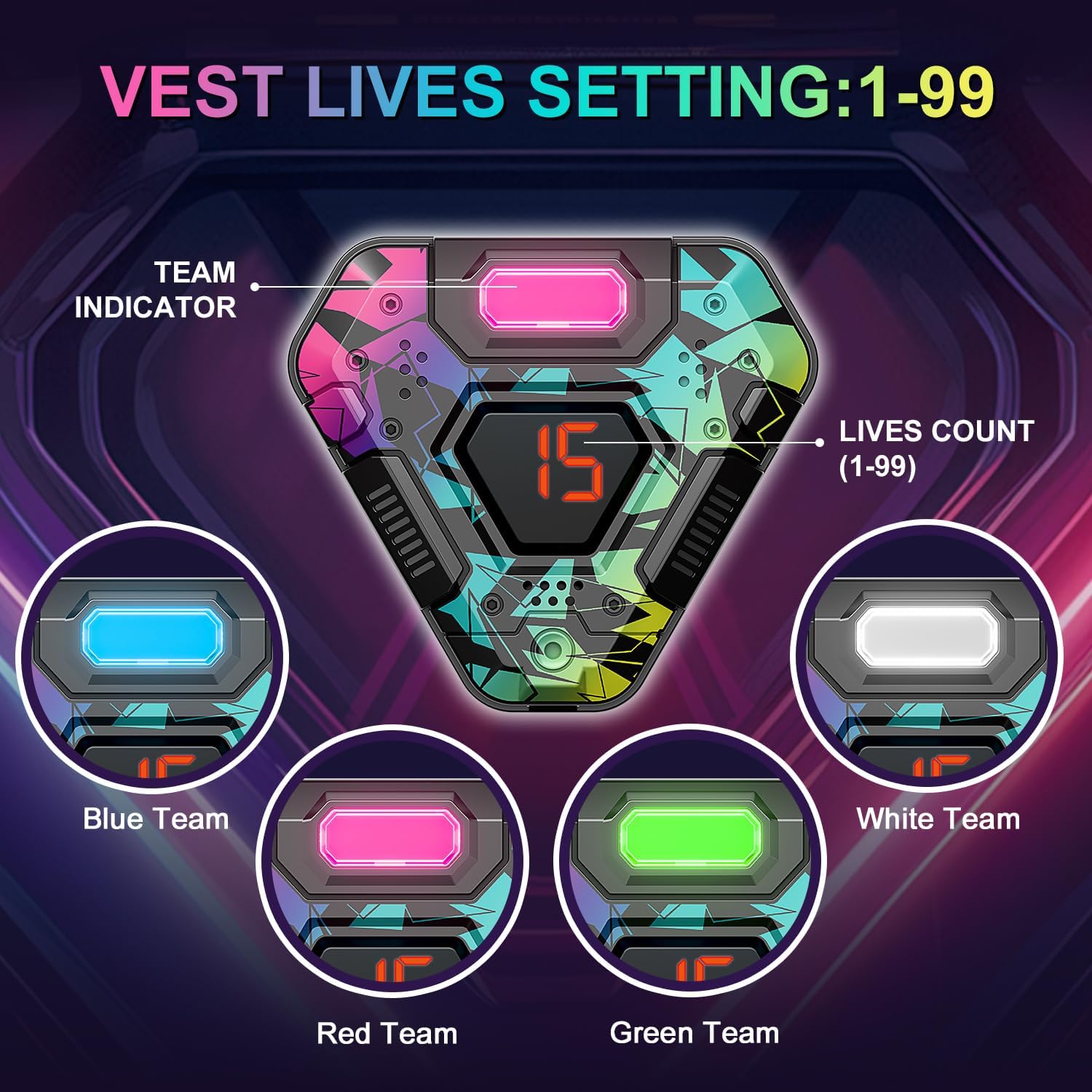 Rechargeable Laser Tag Set of  - Laser Tag Set Kids recensione e prezzo