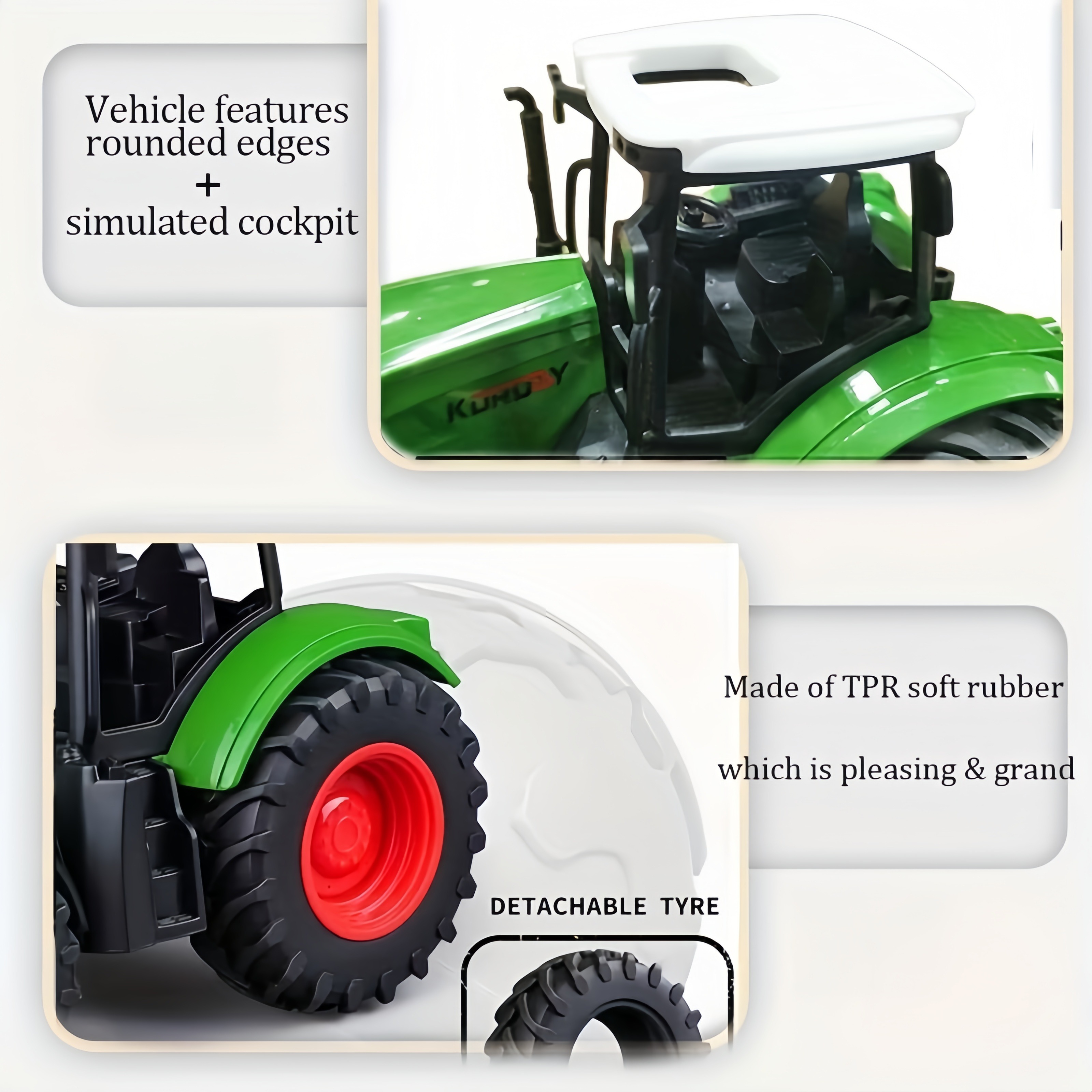Farm Tractor Toy Set for Kids: - Kids Toys Entertainer recensione e prezzo