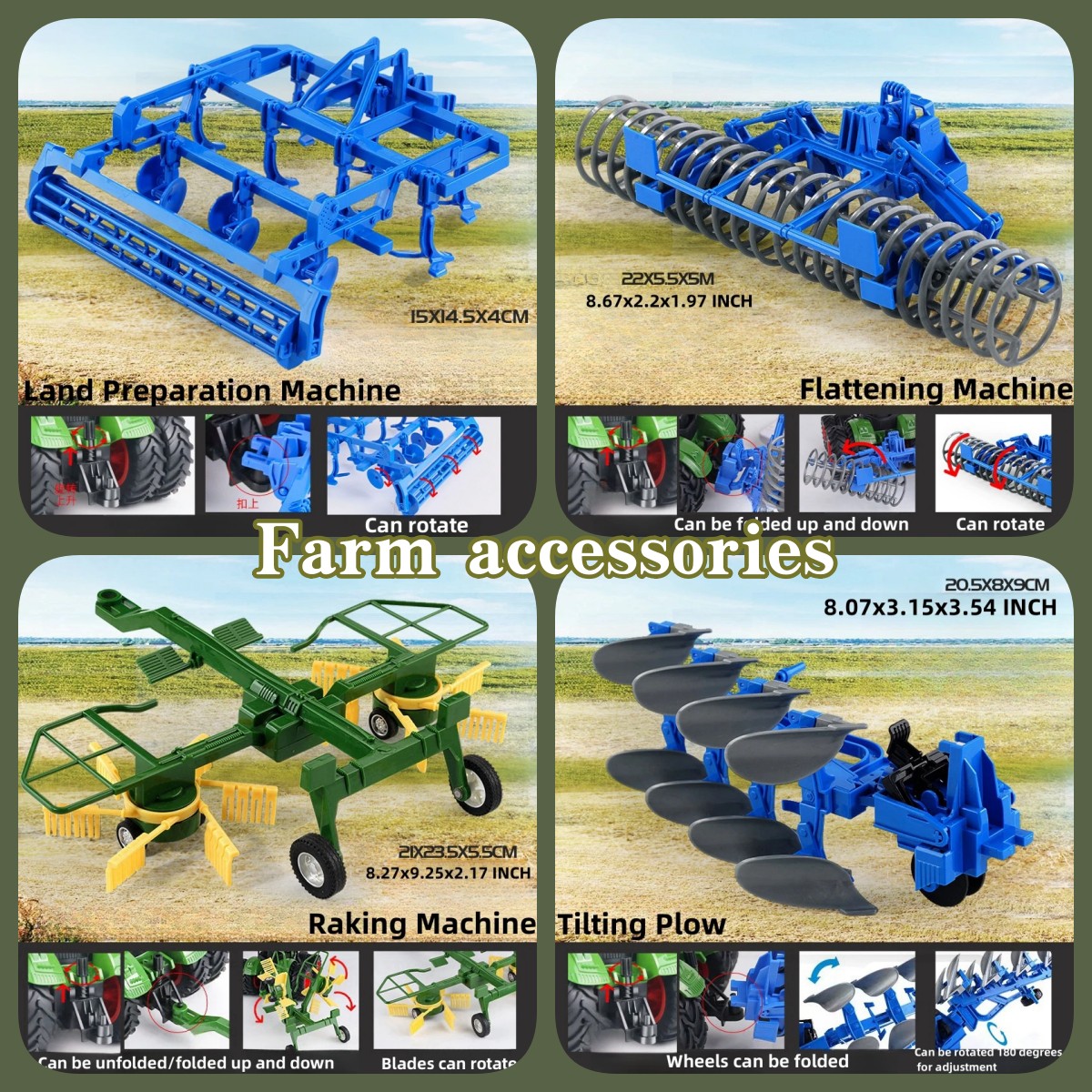 Farm Tractor Toy Set for Kids: - Kids Toys Entertainer recensione e prezzo