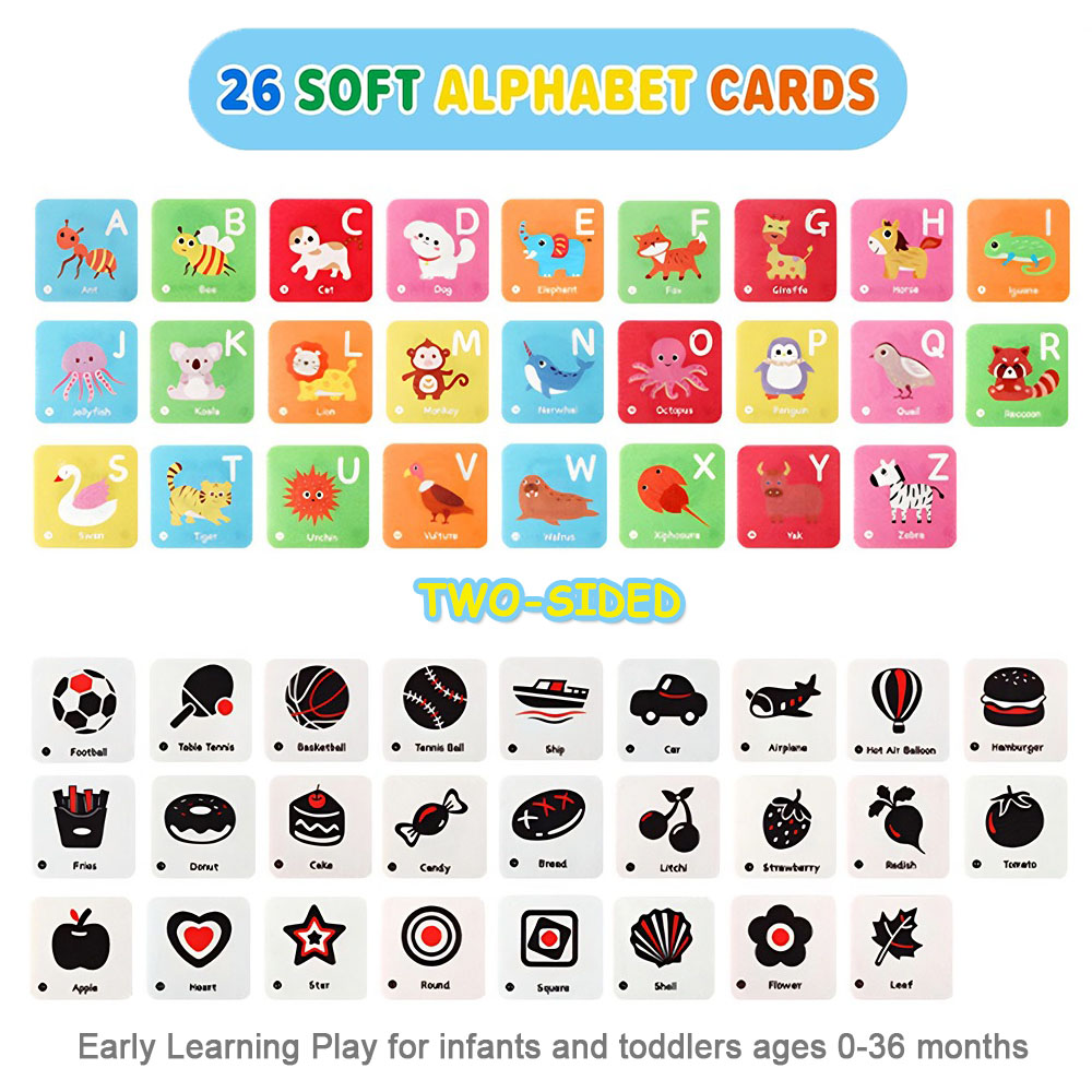 26 PCS Soft Reversible Flash C - Educational Flash Card recensione e prezzo
