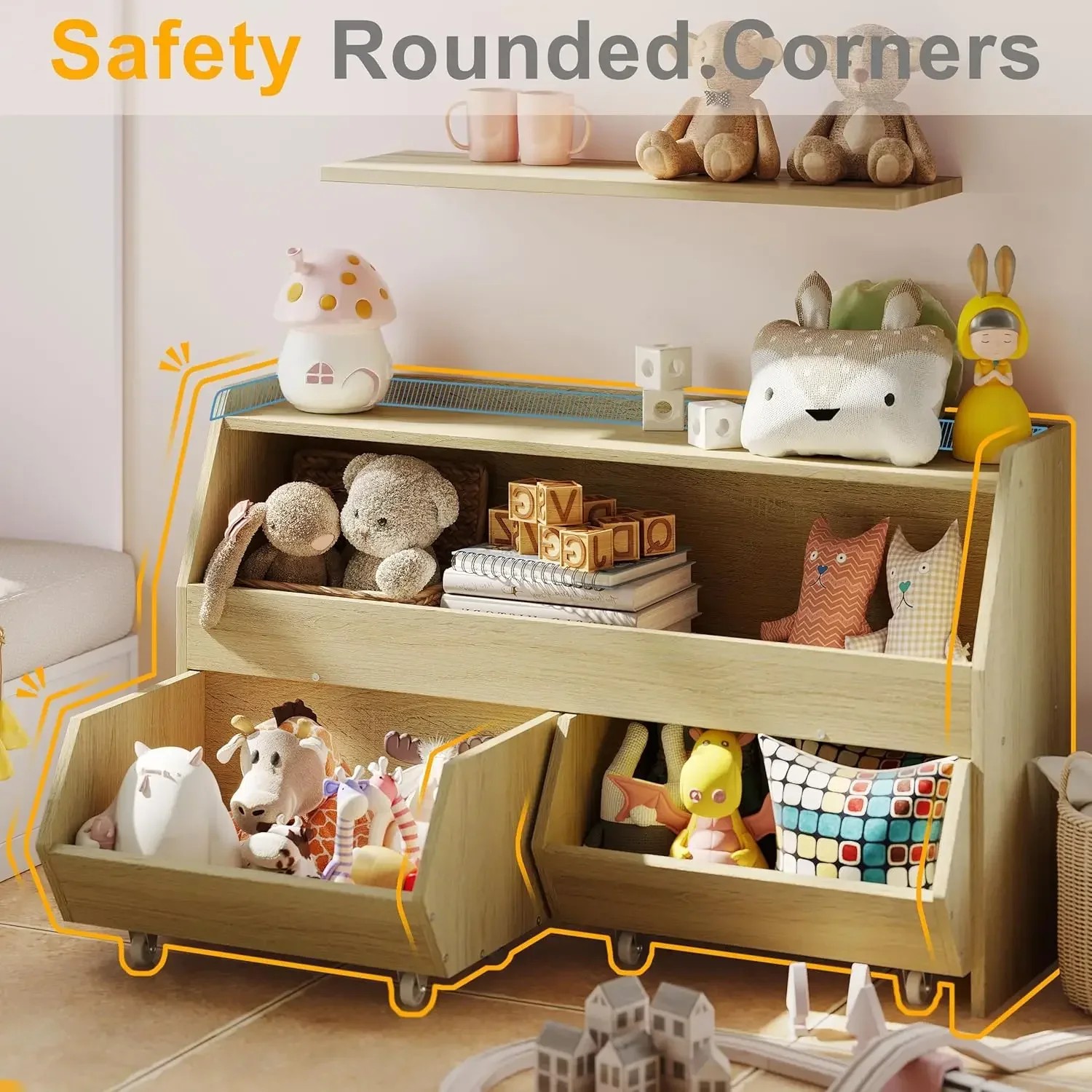 Toy Storage Organizer for Kids - Kids Toys Drawers recensione e prezzo