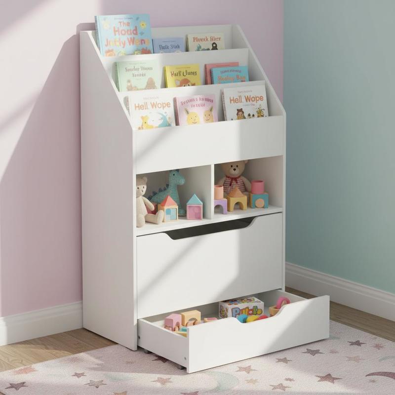 Kids Bookshelf, Toy Organiser, - Kids Toys Drawers recensione e prezzo