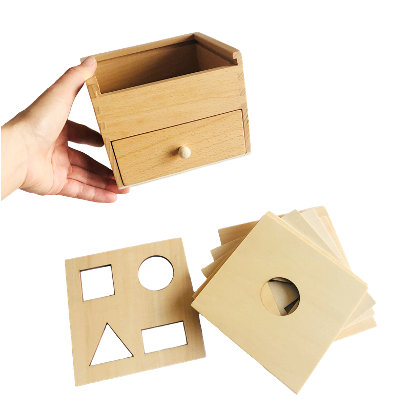 Geometric Box w/ Drawer & Exch - Kids Toys Drawers recensione e prezzo
