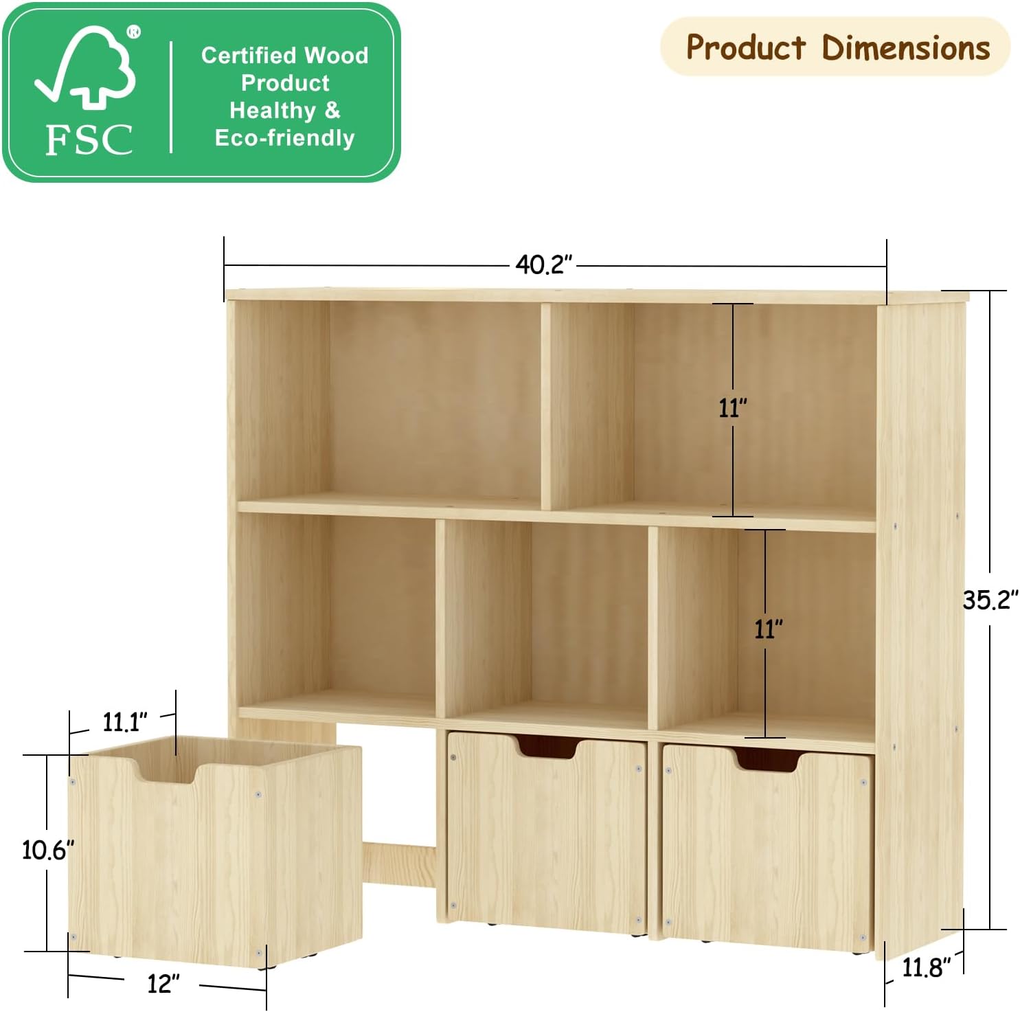 Toy Storage Organizer with 3 D - Kids Toys Drawers recensione e prezzo