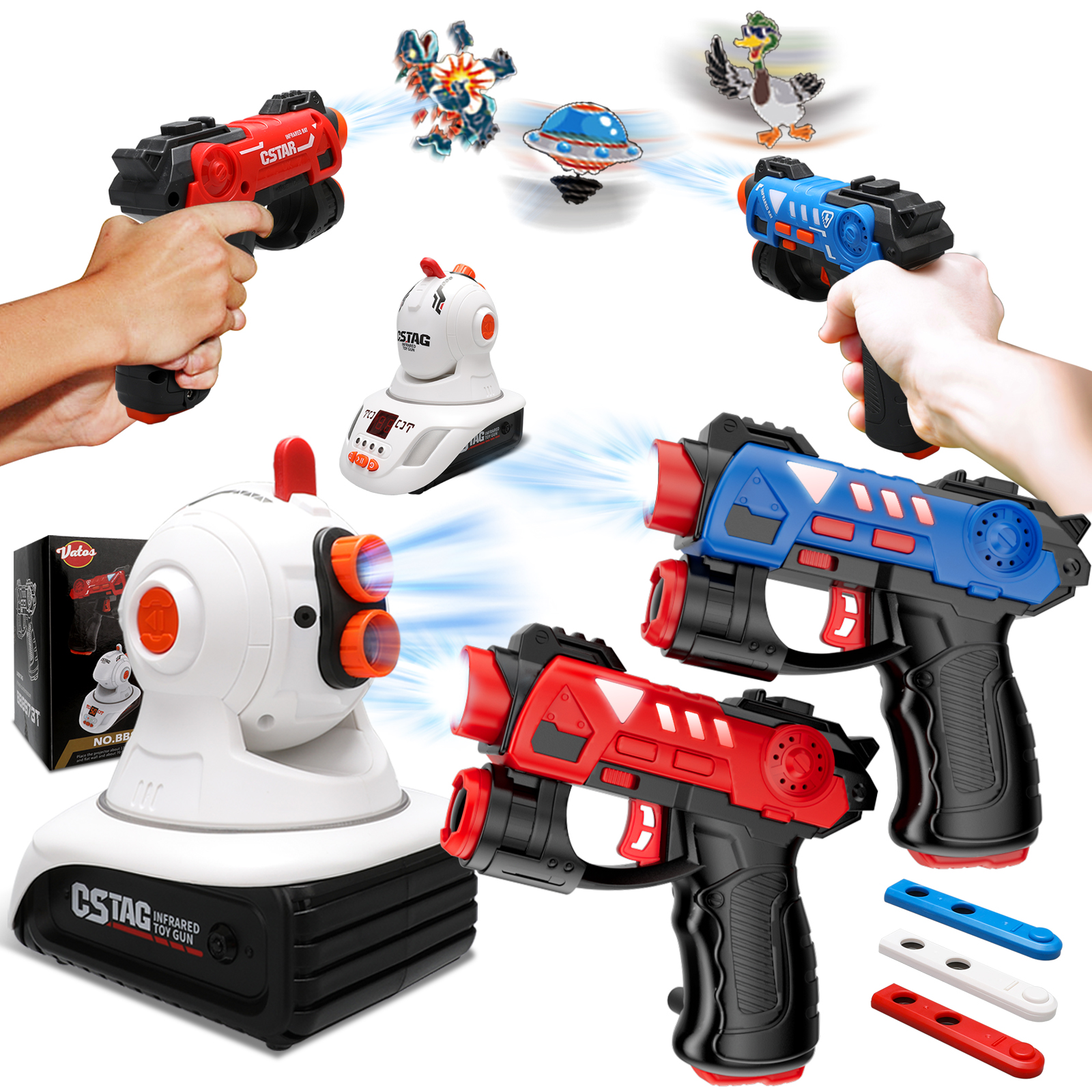 CSTAG Projector Duck UFO Hunti - Laser Tag Set Kids recensione e prezzo
