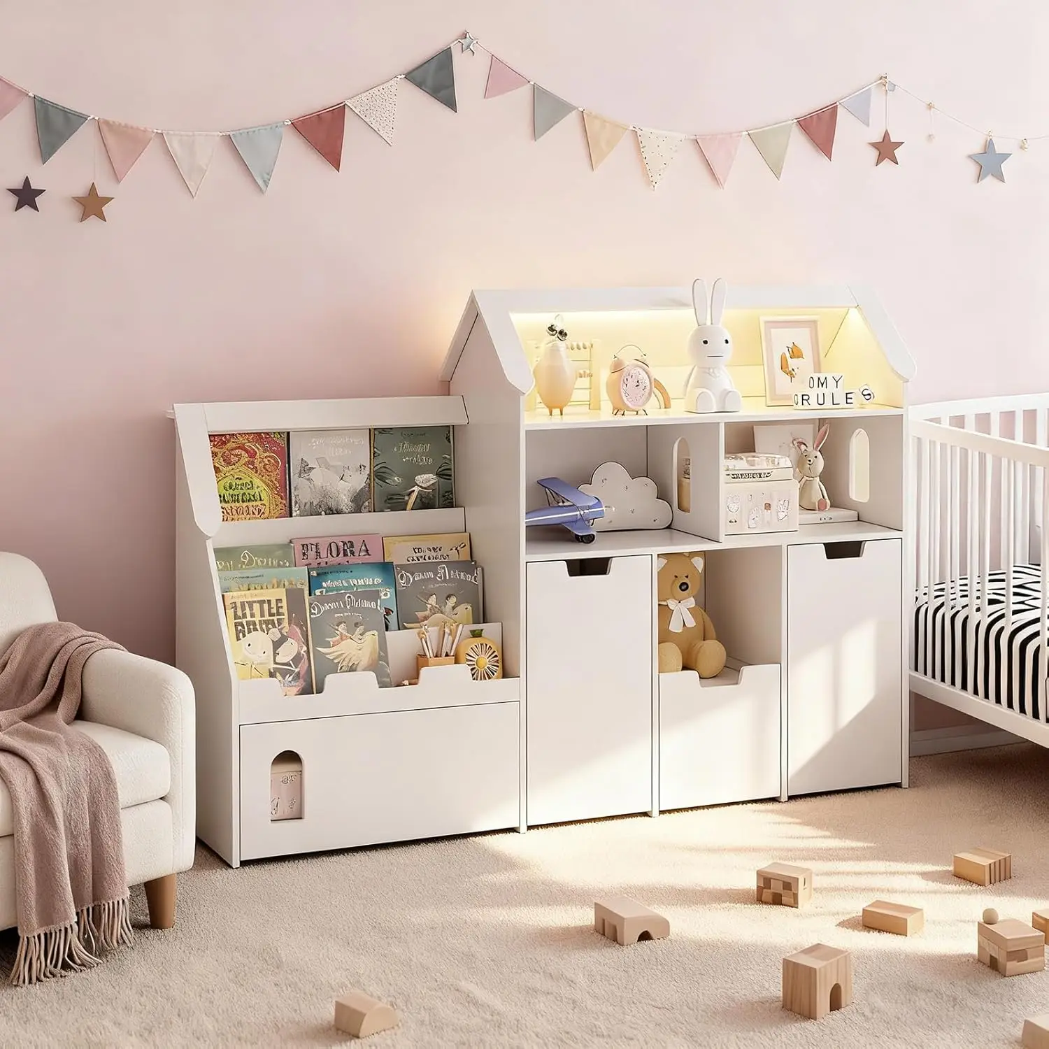 White Castle Shaped Kids Books - Kids Toys Drawers recensione e prezzo