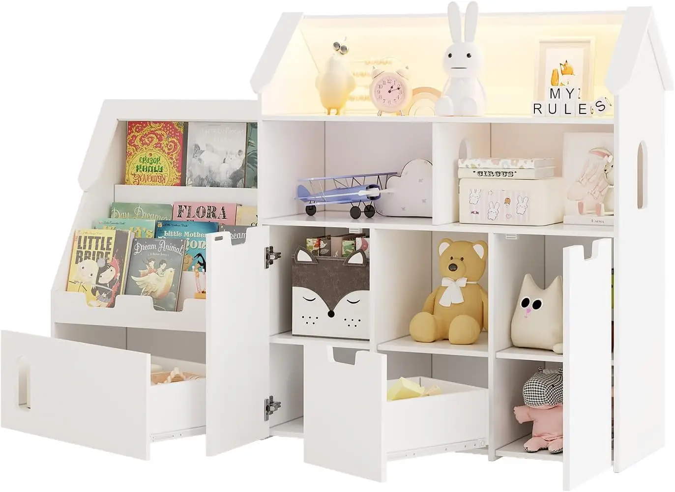 White Castle Shaped Kids Books - Kids Toys Drawers recensione e prezzo
