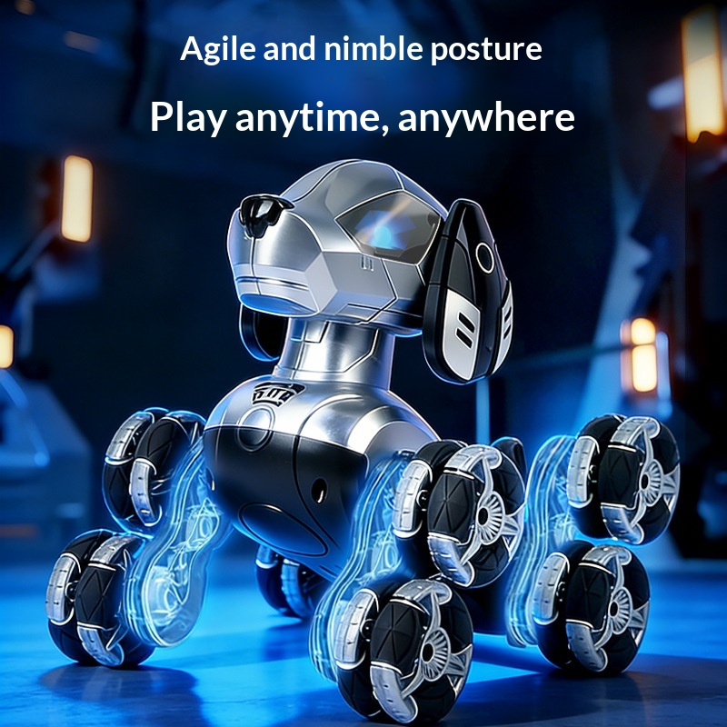 New RC Stunt Robot Dog 8 Wheel - Kids Toys Electric Car recensione e prezzo