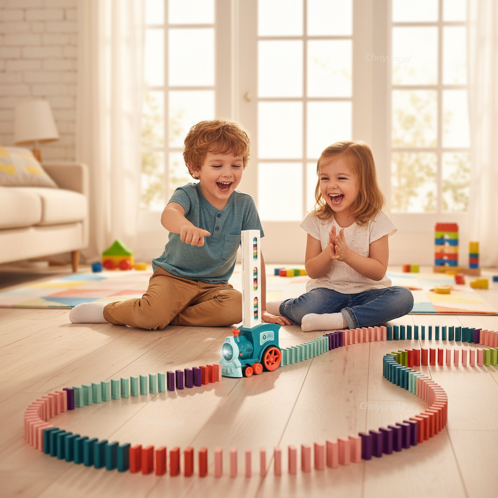 Automatic Domino Train Car Ele - Kids Toys Electric Car recensione e prezzo