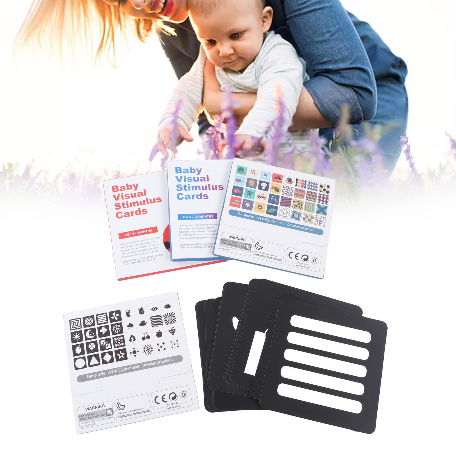 ZK40 64pcs High Contrast Baby  - Educational Flash Card recensione e prezzo