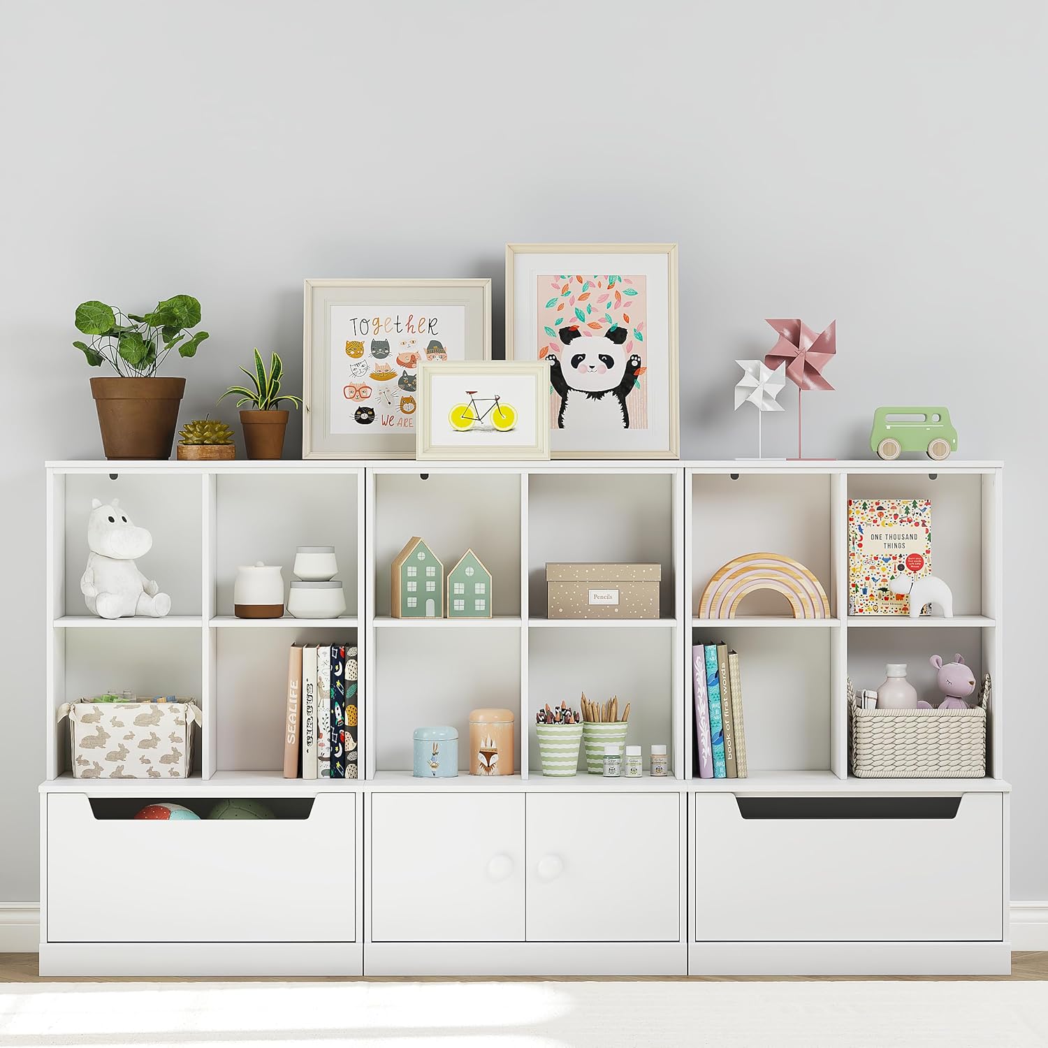 Kids Bookshelf and Toy Storage - Kids Toys Drawers recensione e prezzo