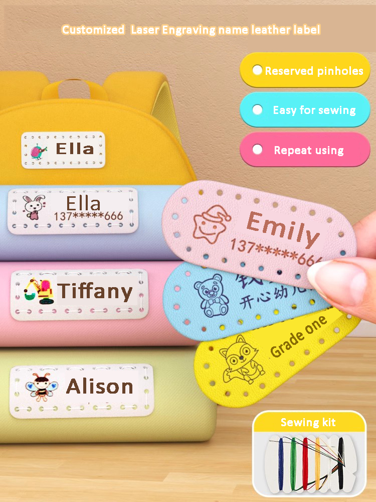 Customized Name Leather Label  - Laser Tag Set Kids recensione e prezzo