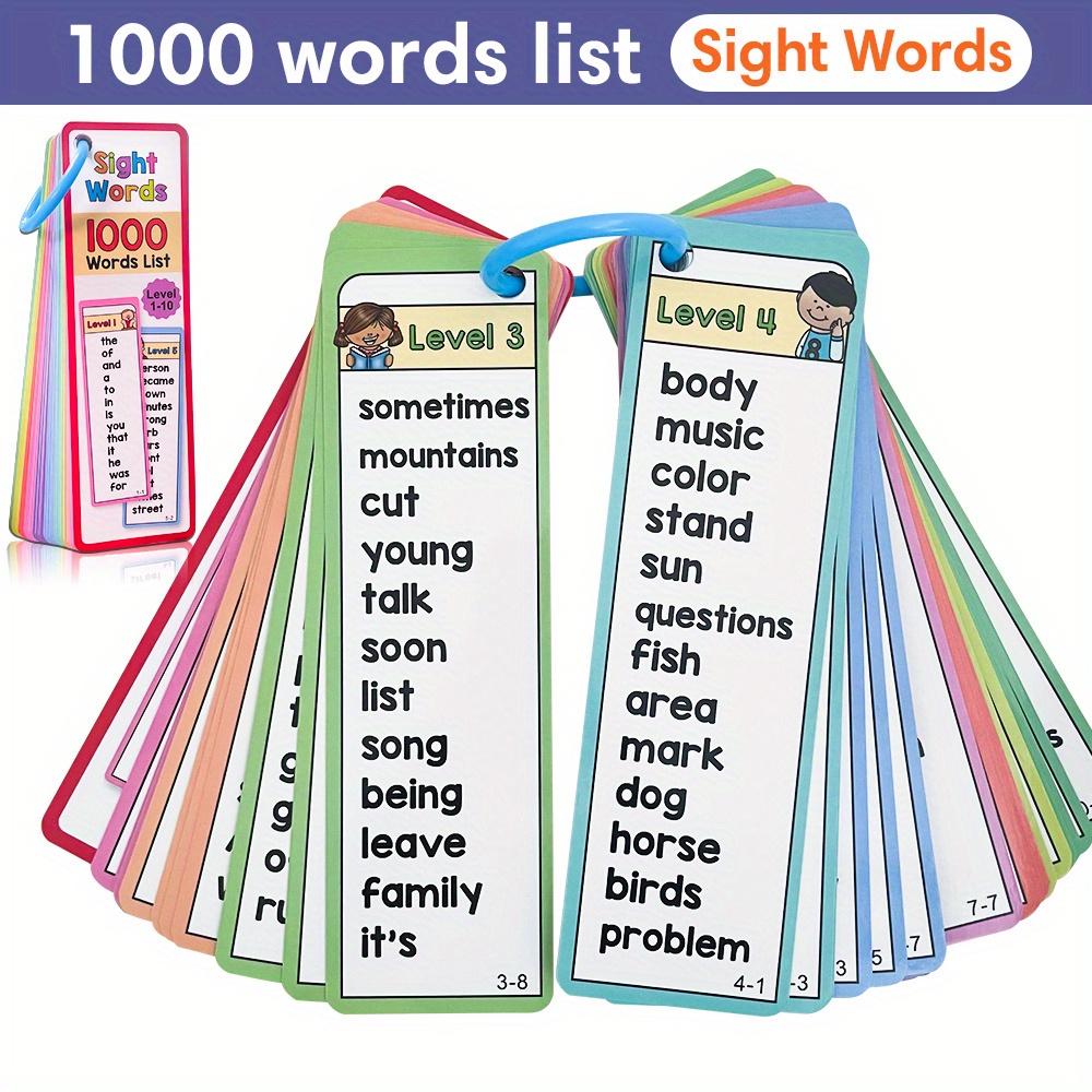 1000 Sight Words Flash Cards f - Educational Flash Card recensione e prezzo