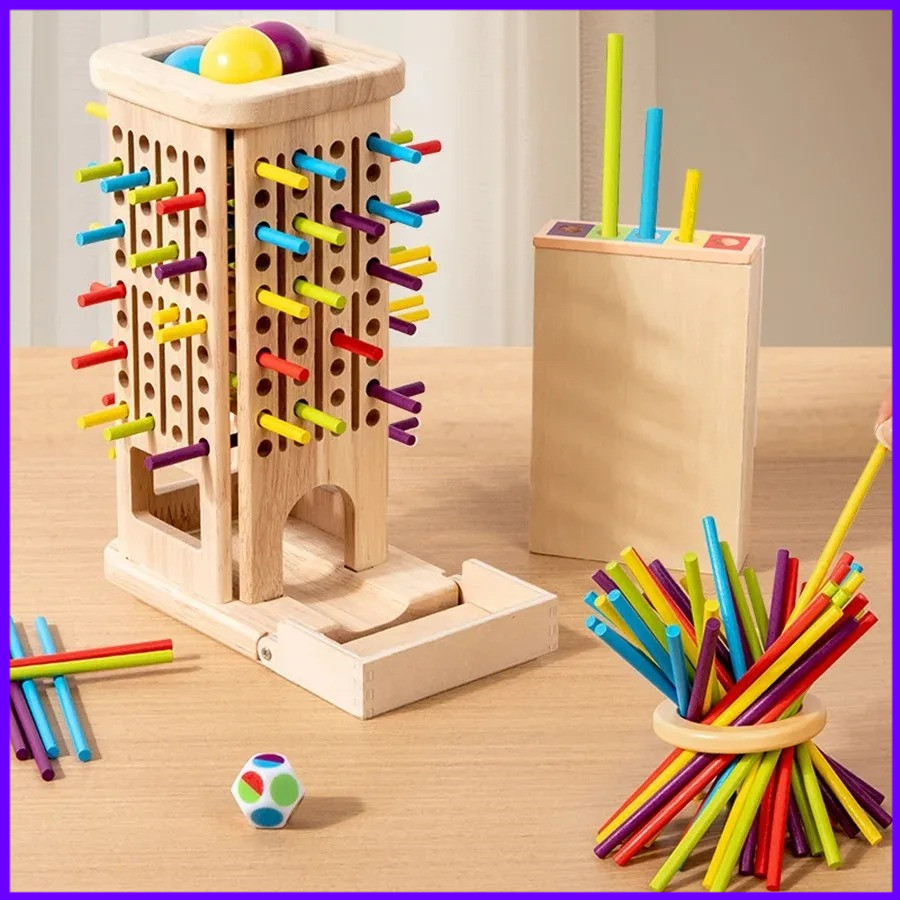 Montessori Wooden Stick Tower  - Kids Toys Entertainer recensione e prezzo