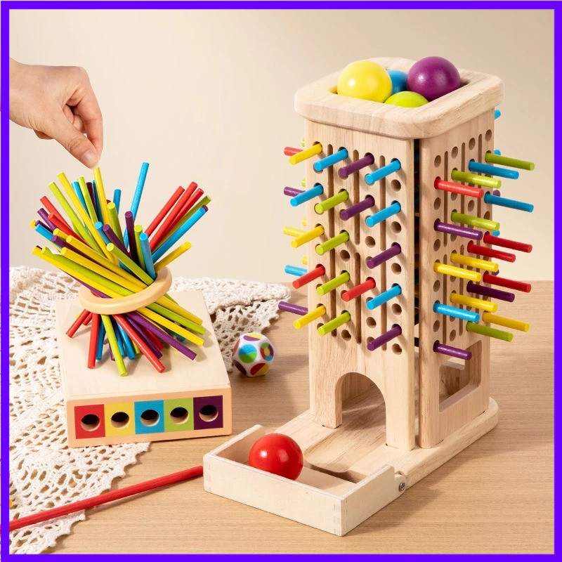 Montessori Wooden Stick Tower  - Kids Toys Entertainer recensione e prezzo