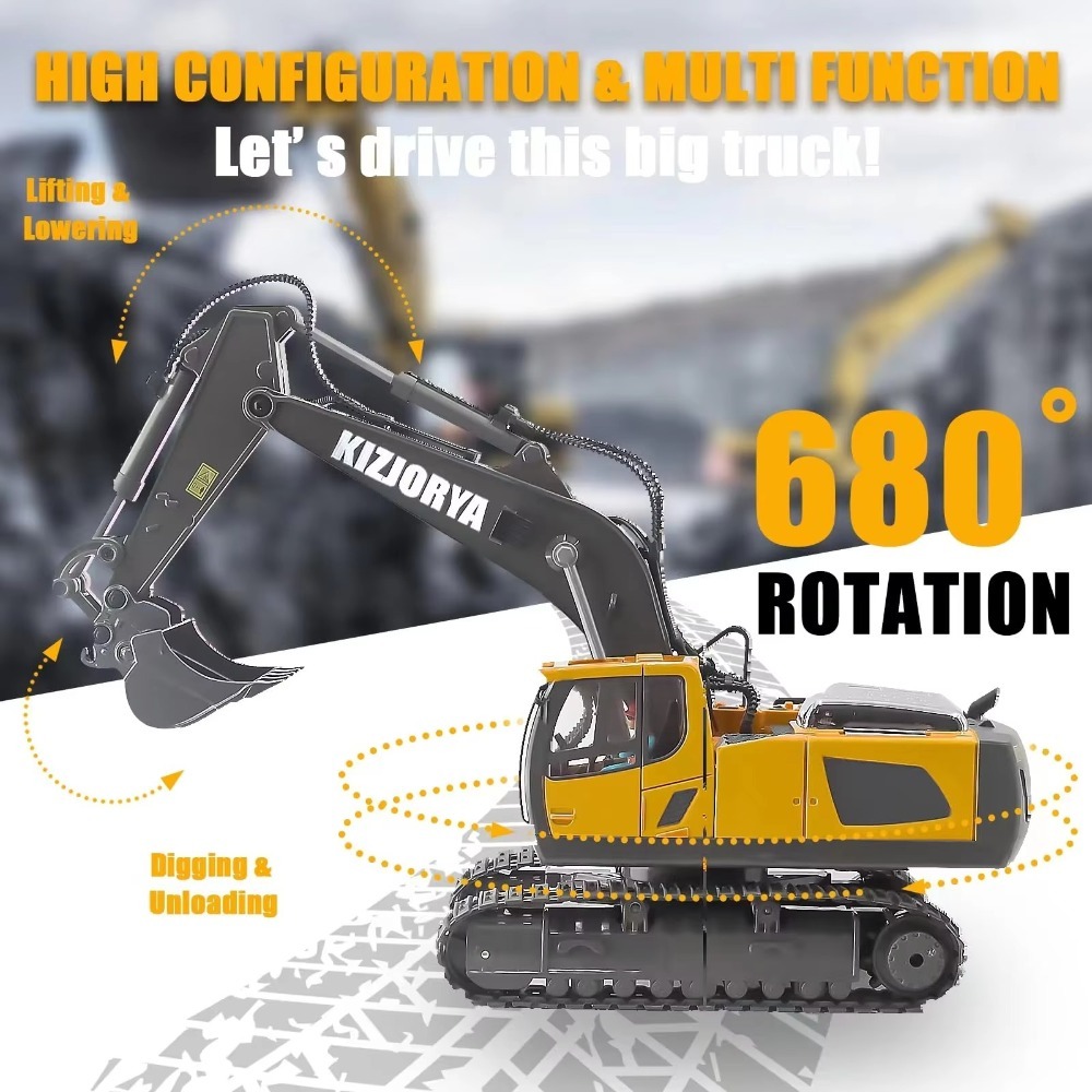 2.4G Remote Control Excavator  - Kids' Toys Channel recensione e prezzo
