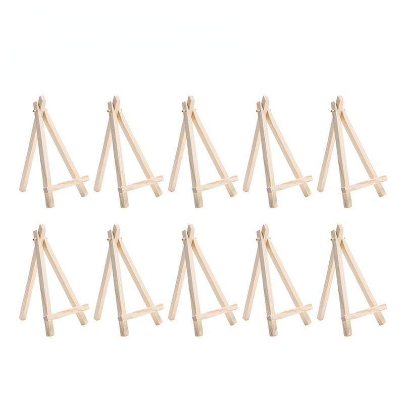 10Pcs Wood Mini Easel Frame Tr - Kids Art Easel recensione e prezzo