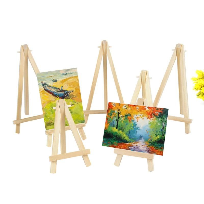 10Pcs Wood Mini Easel Frame Tr - Kids Art Easel recensione e prezzo