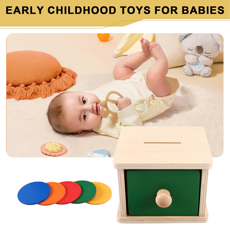 Kids Wooden Coin Box Drawer Ga - Kids Toys Drawers recensione e prezzo