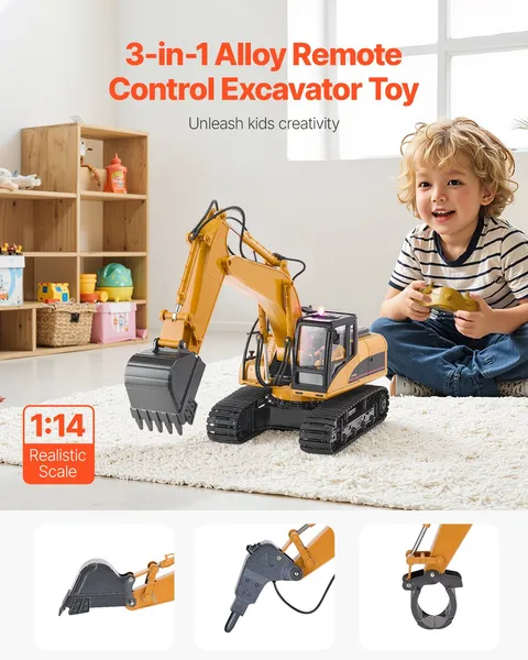 Remote Control Excavator Toy 1 - Kids Y Toys recensione e prezzo