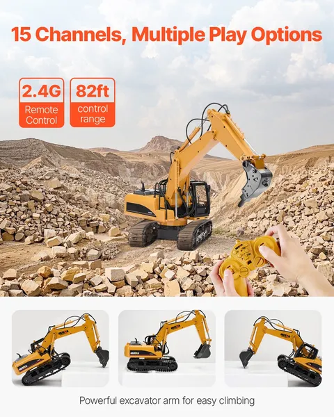 Remote Control Excavator Toy 1 - Kids Y Toys recensione e prezzo