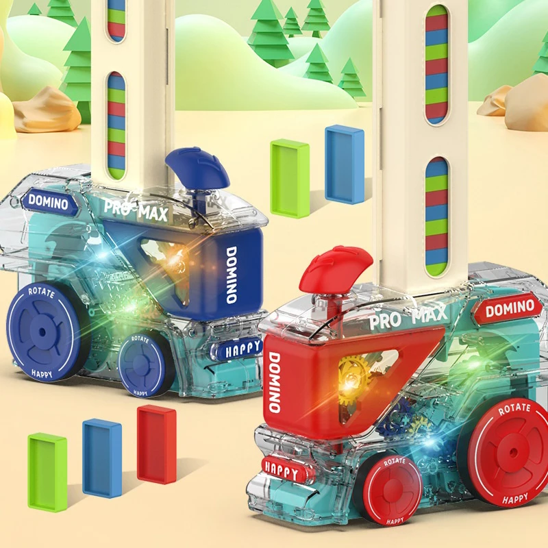 Automatic Laying Domino Train  - Kids Toys Electric Car recensione e prezzo