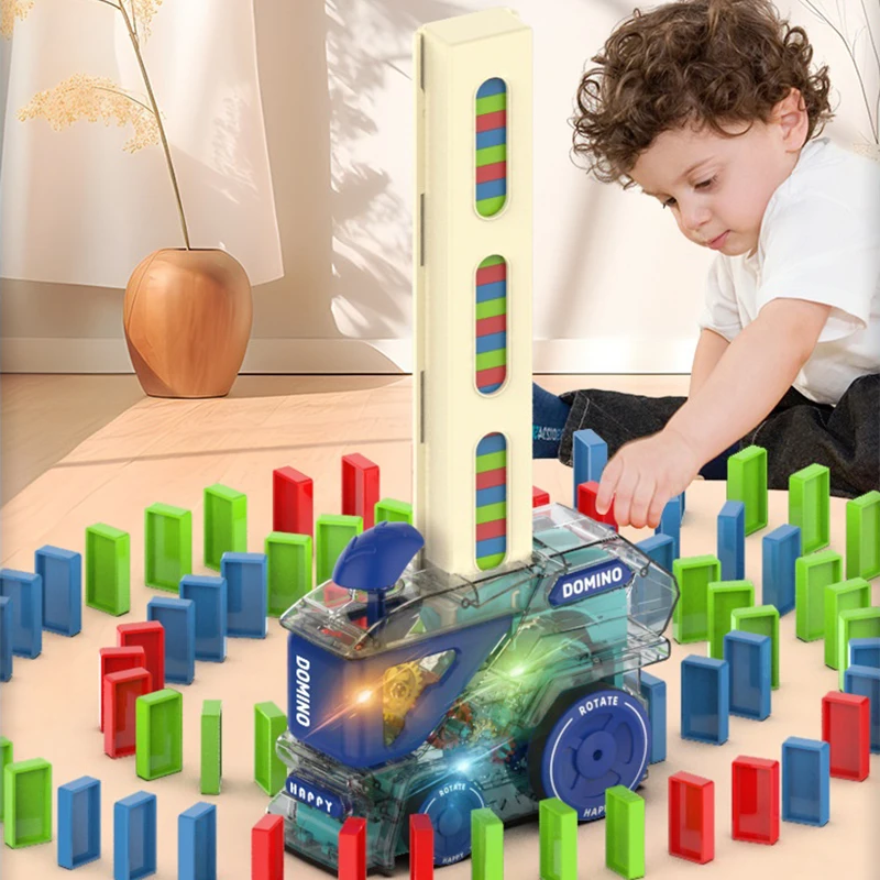 Automatic Laying Domino Train  - Kids Toys Electric Car recensione e prezzo