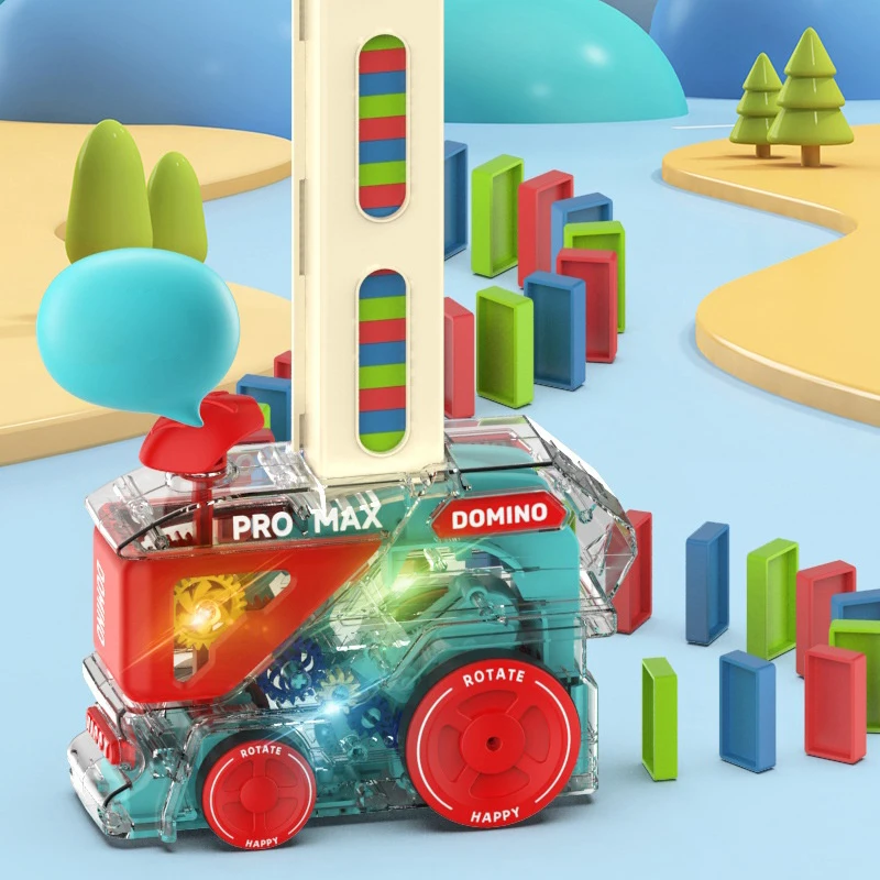Automatic Laying Domino Train  - Kids Toys Electric Car recensione e prezzo